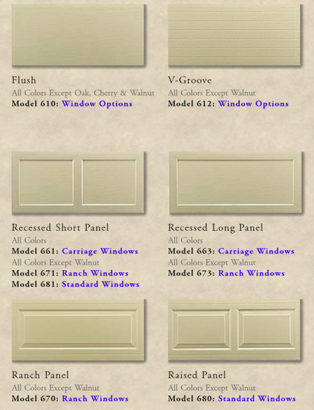 Design - panel options